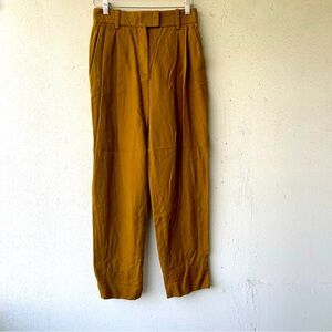 COS pleated and cuffed trousers